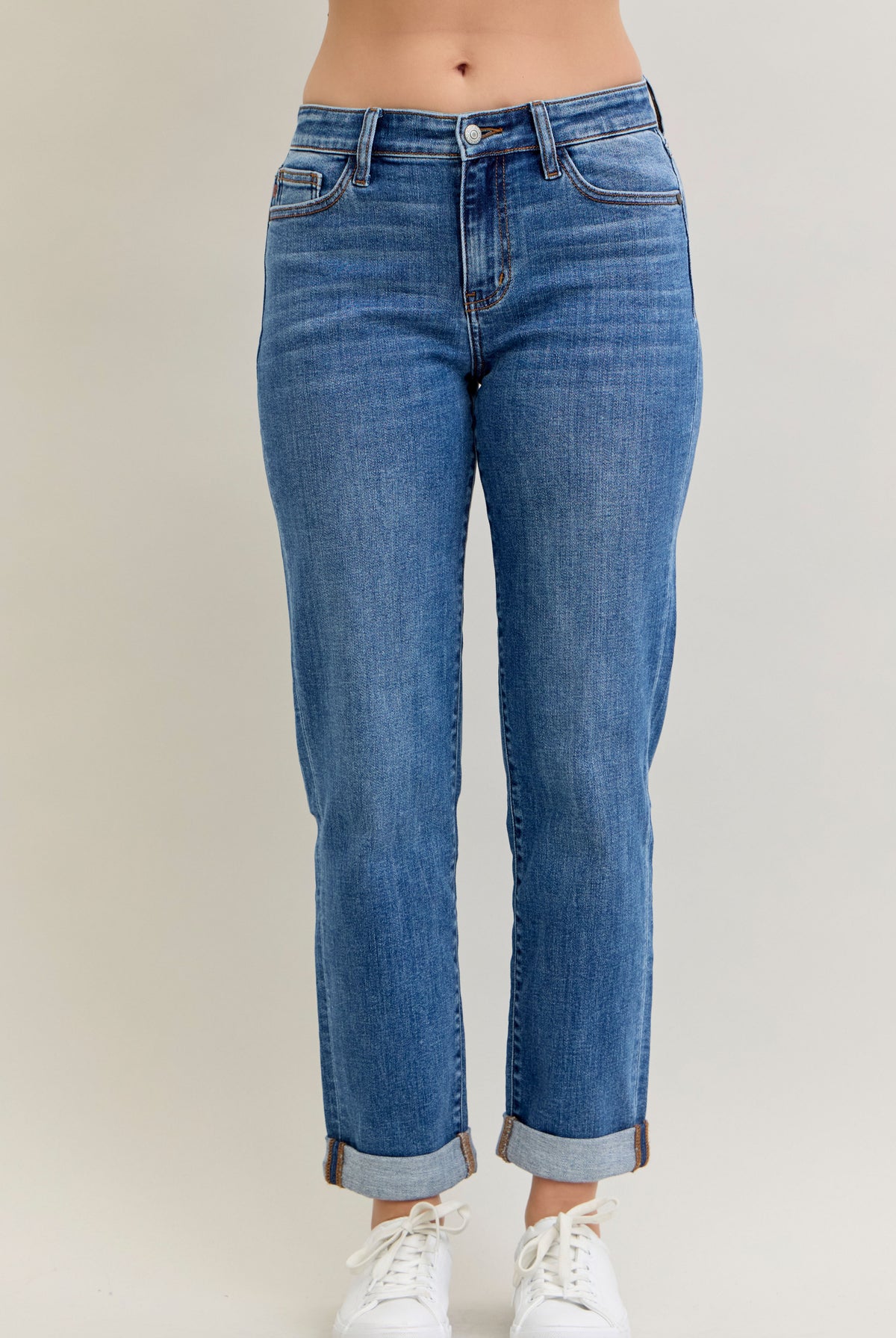 Judy Blue Classic Cuff Boyfriend { product_type }}