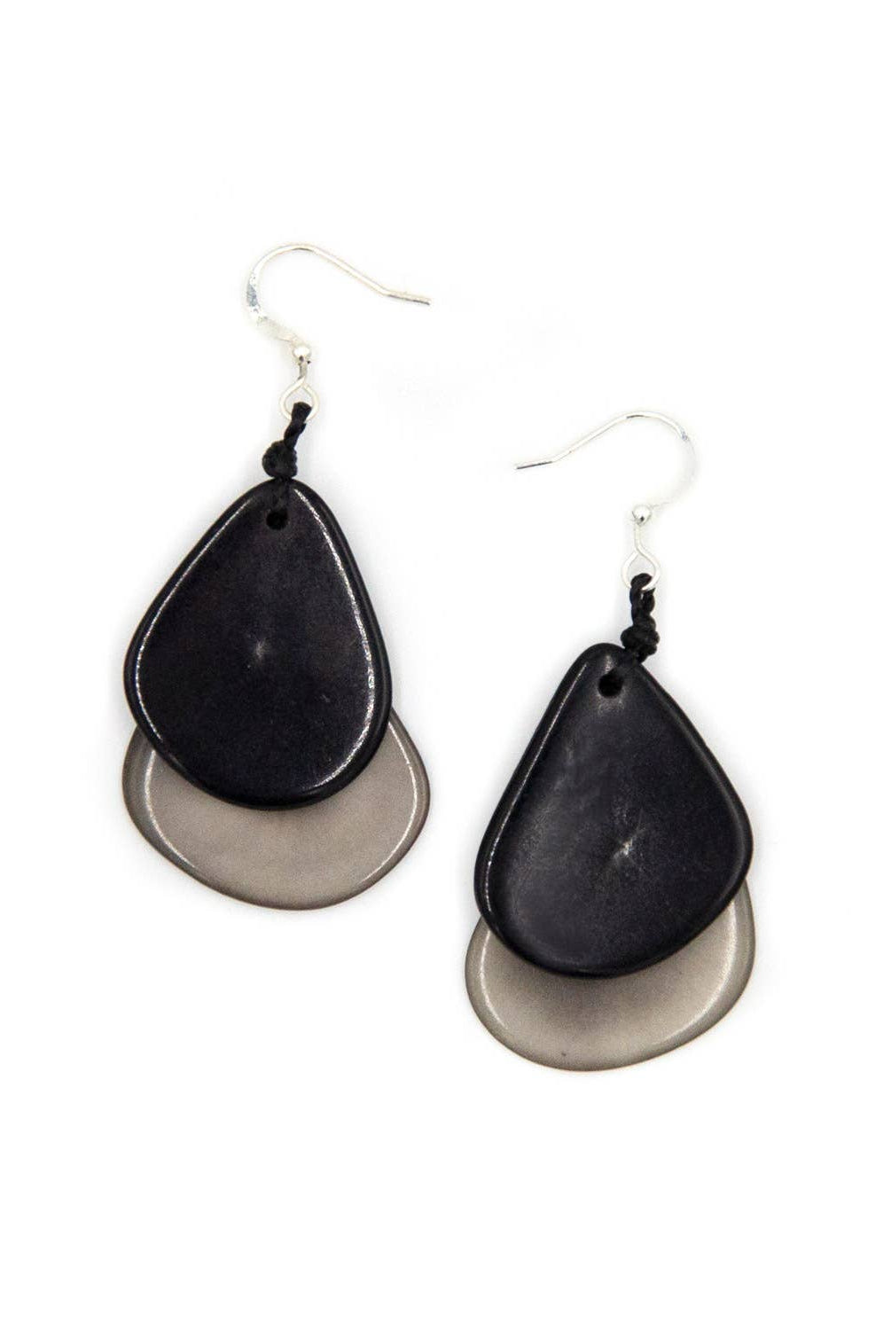 Fiesta Earrings: Celeste-Organic Tagua Jewelry-Three Birdies Boutique, Women's Fashion Boutique Located in Kearney, MO