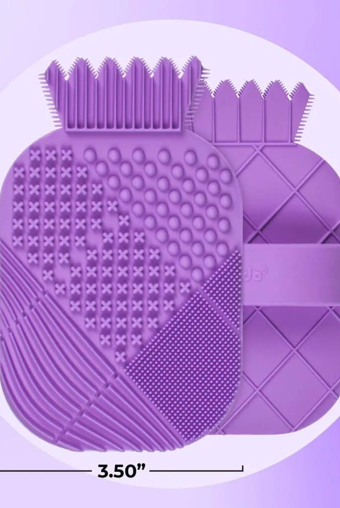 Lindo CosMat Brush Cleaning Pad: Purple { product_type }}