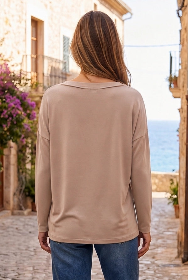 Soft Hacci V-Neck Sweater { product_type }}