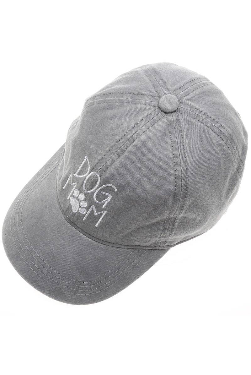 DOG MOM Embroidered Cotton Baseball Caps Dad Hat: DUSTY PINK / One Size { product_type }}