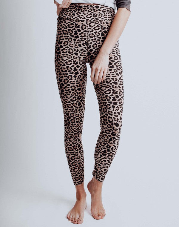 Leopard Print Leggings { product_type }}