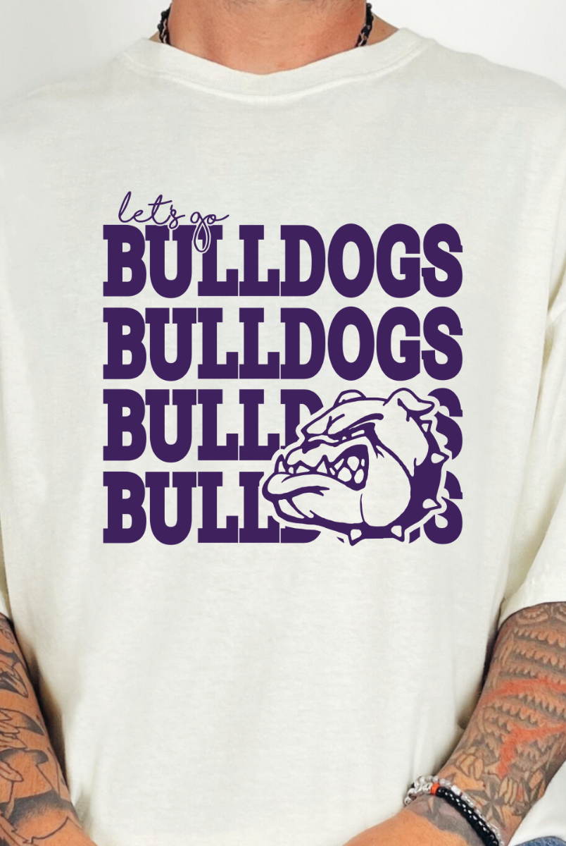 Let's Go Bulldogs Graphic Tee { product_type }}