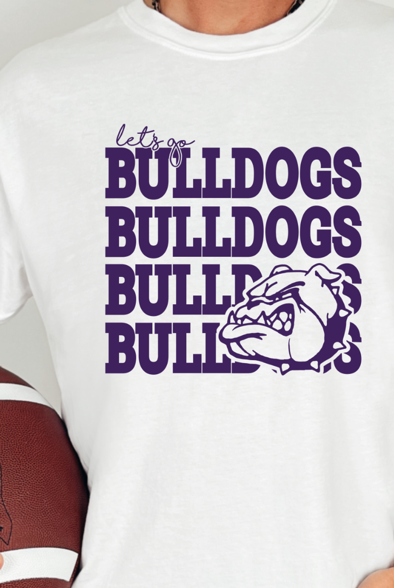 Let's Go Bulldogs Graphic Tee { product_type }}