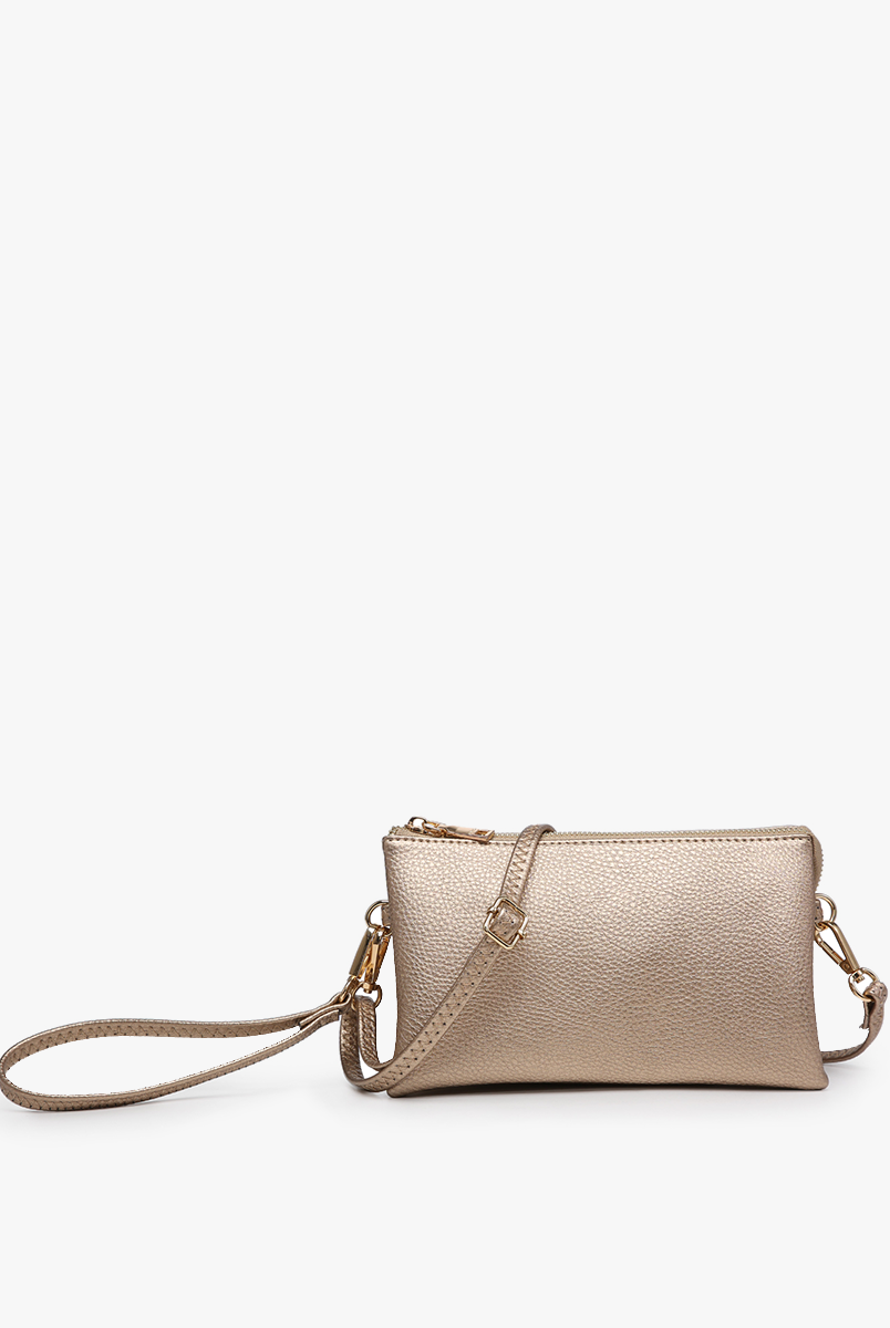 Riley Crossbody/Wristlet: Champagne { product_type }}