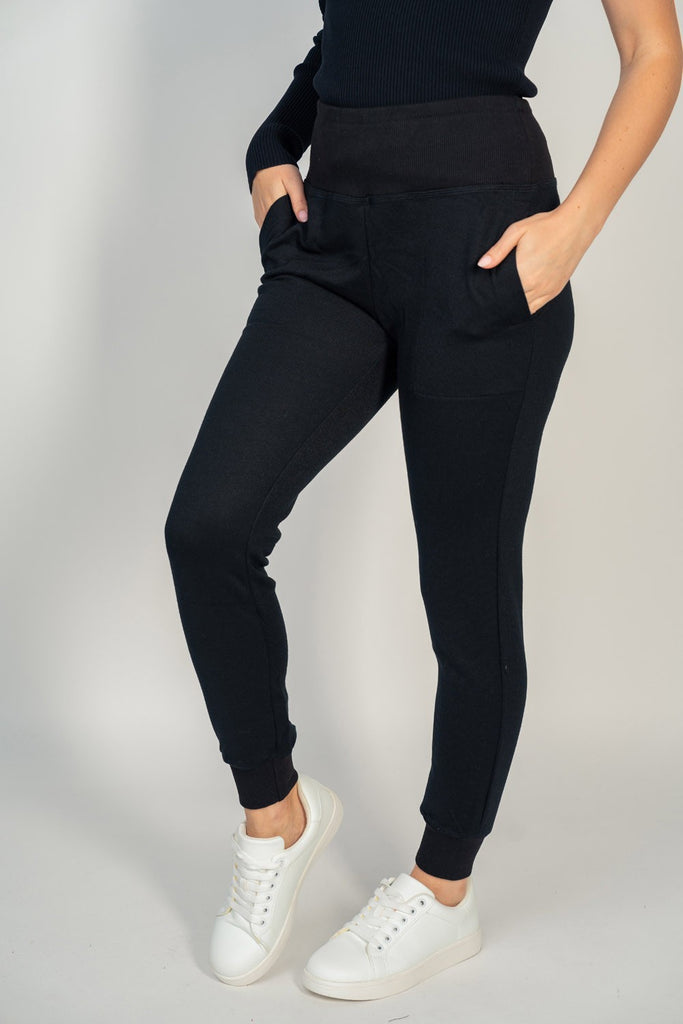 Lounge The Day Away Joggers-Joggers-White Birch-Three Birdies Boutique, Women's Fashion Boutique Located in Kearney, MO