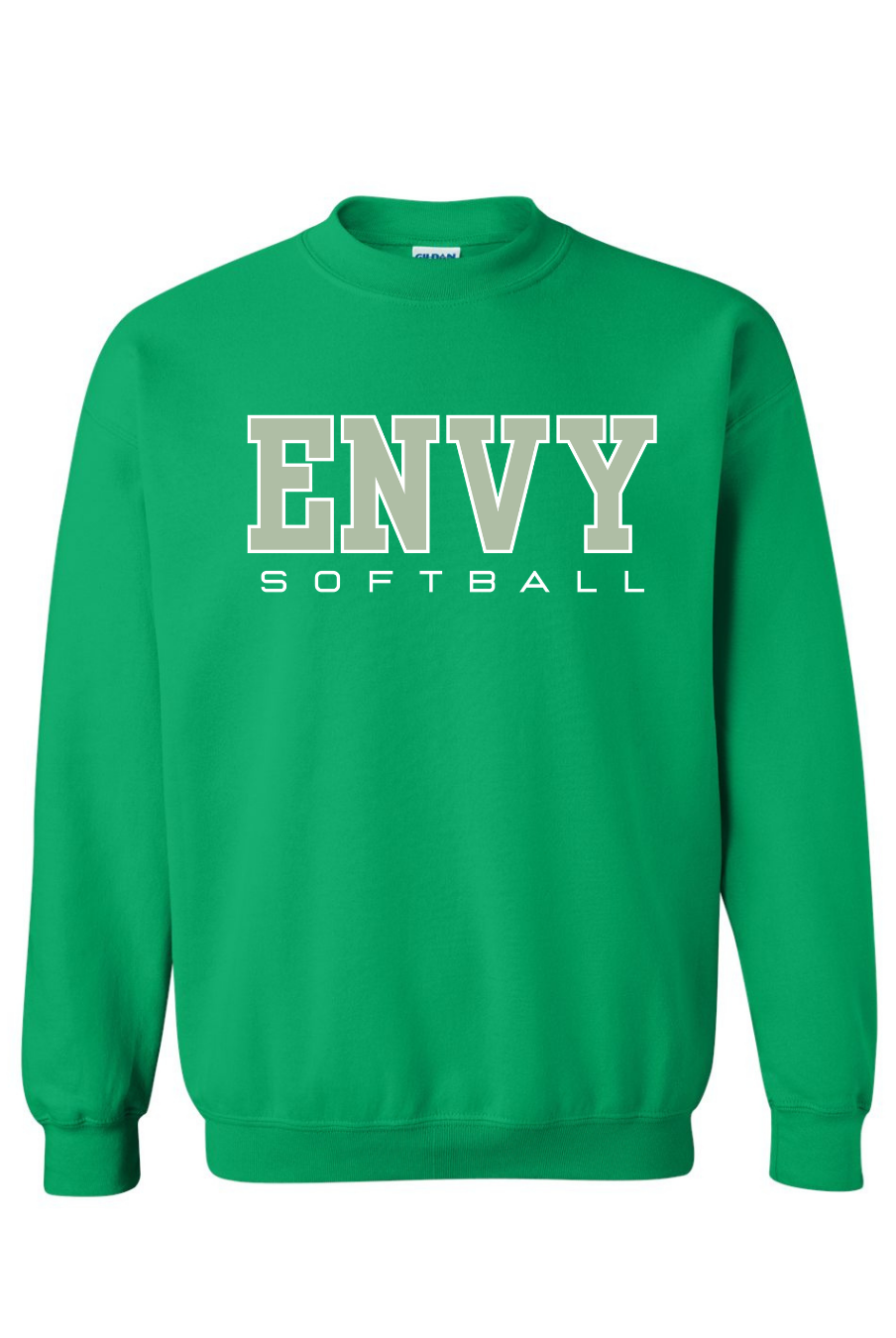 Block Envy Softball Gildan Crewneck-Graphic Tees-TB TEES-Three Birdies Boutique, Women's Fashion Boutique Located in Kearney, MO