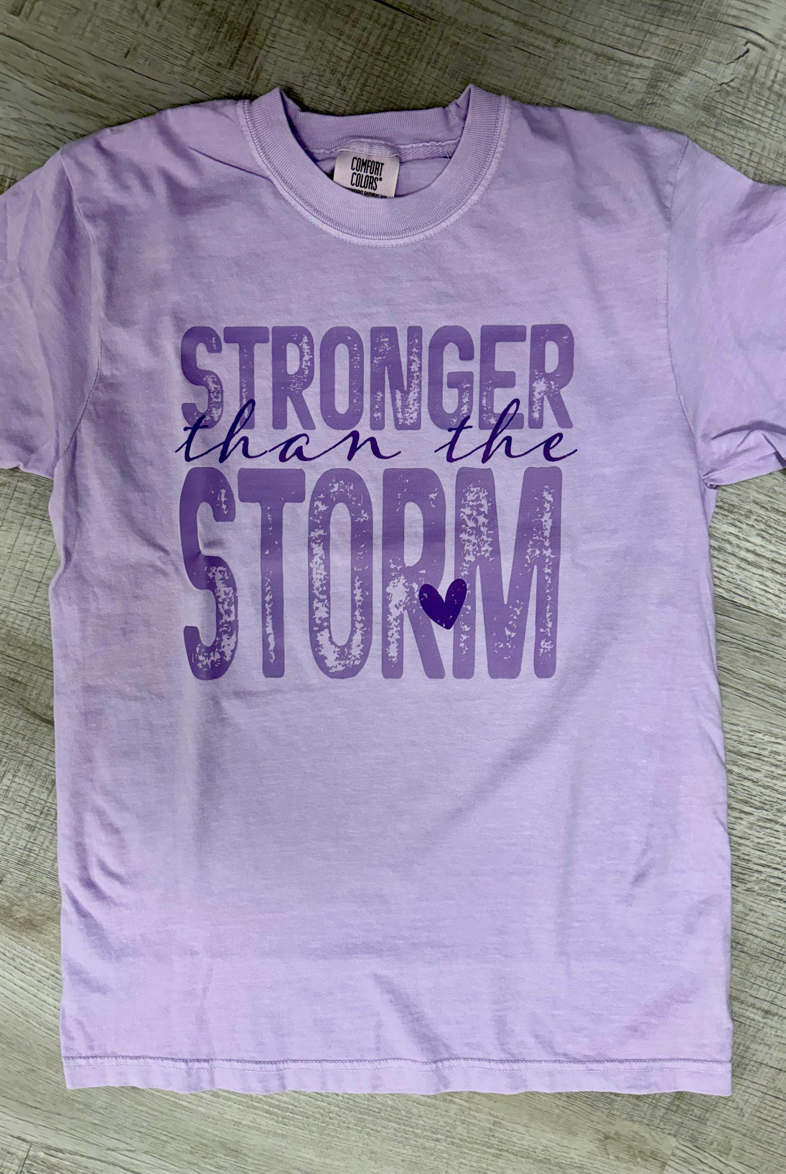 Strong Than the Storm Graphic Tee-Graphic Tees-TB TEES-Three Birdies Boutique, Women's Fashion Boutique Located in Kearney, MO