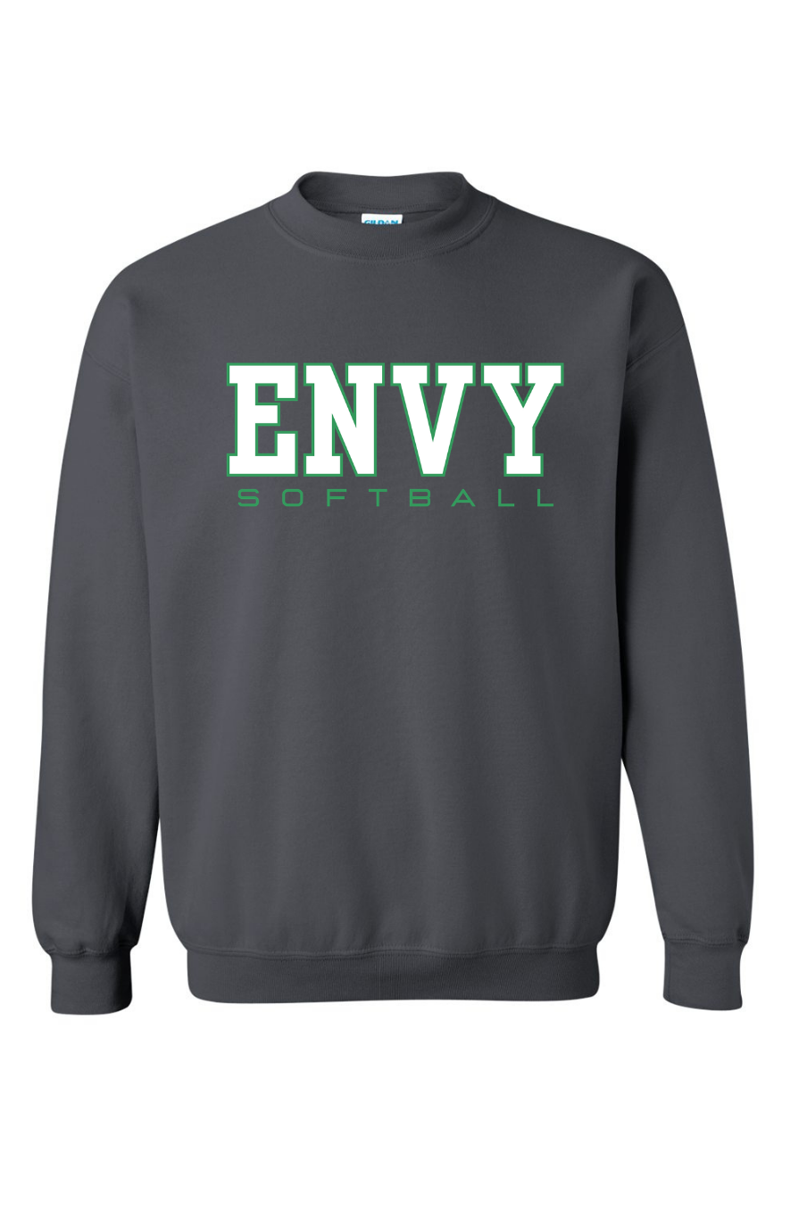 Block Envy Softball Gildan Crewneck-Graphic Tees-TB TEES-Three Birdies Boutique, Women's Fashion Boutique Located in Kearney, MO