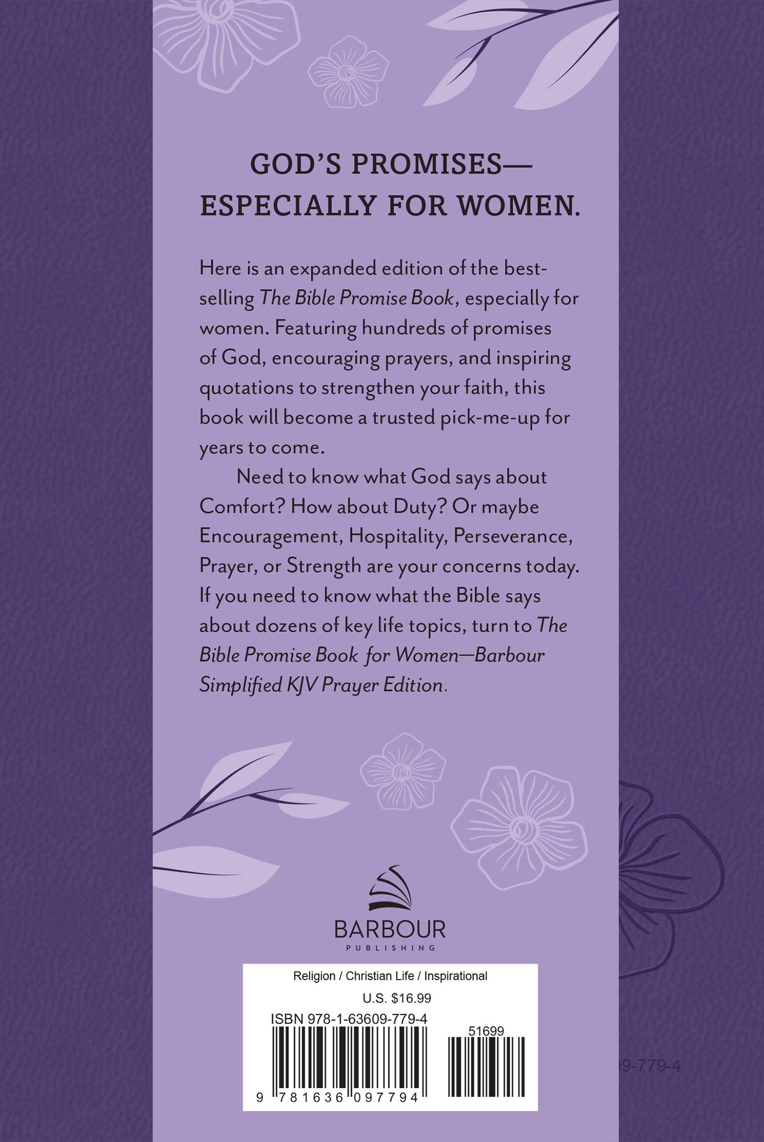 Bible Promise Book for Women--Barbour Simplified KJV: Prayer { product_type }}