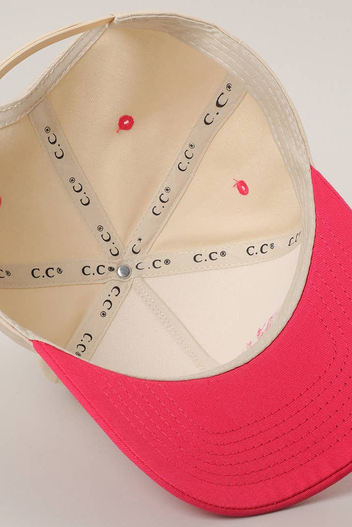 EASILY DISTRACTED BY DOGS Embroidered Trucker Hat: BLACK / One Color { product_type }}