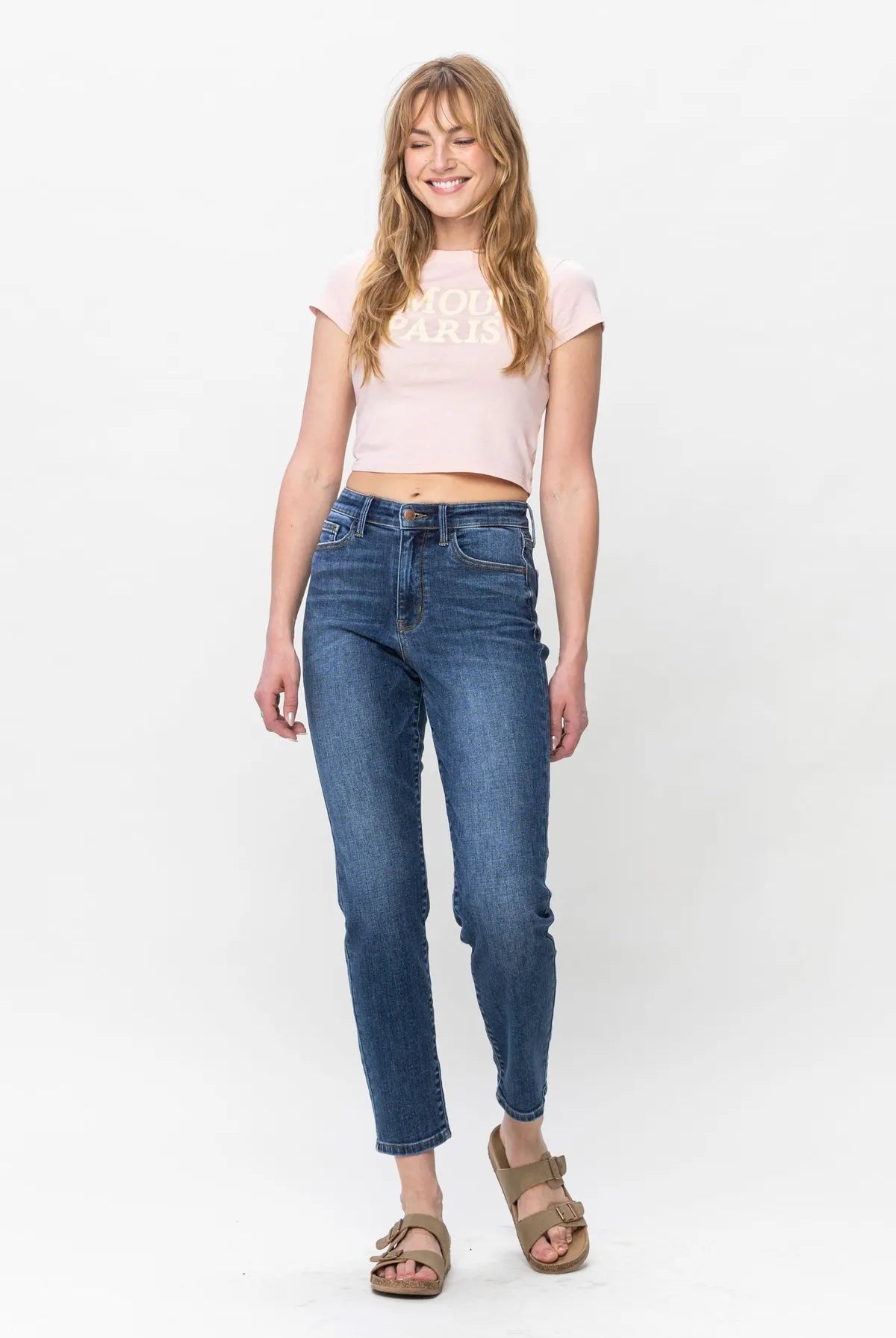 Judy Blue Shield Back Pocket Slim Fit { product_type }}