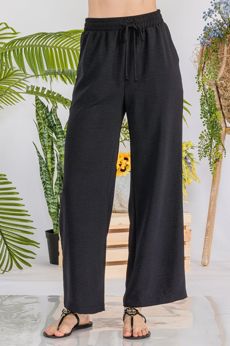 Black Drawstring Pants { product_type }}