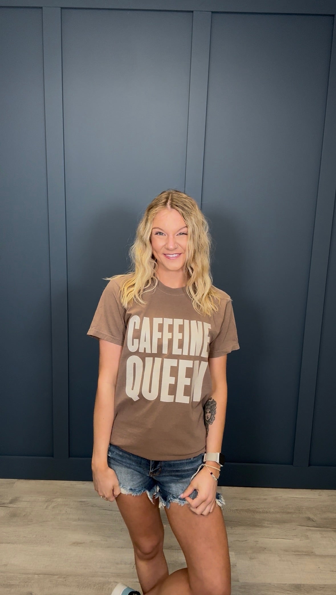 Caffeine Queen Tee { product_type }}