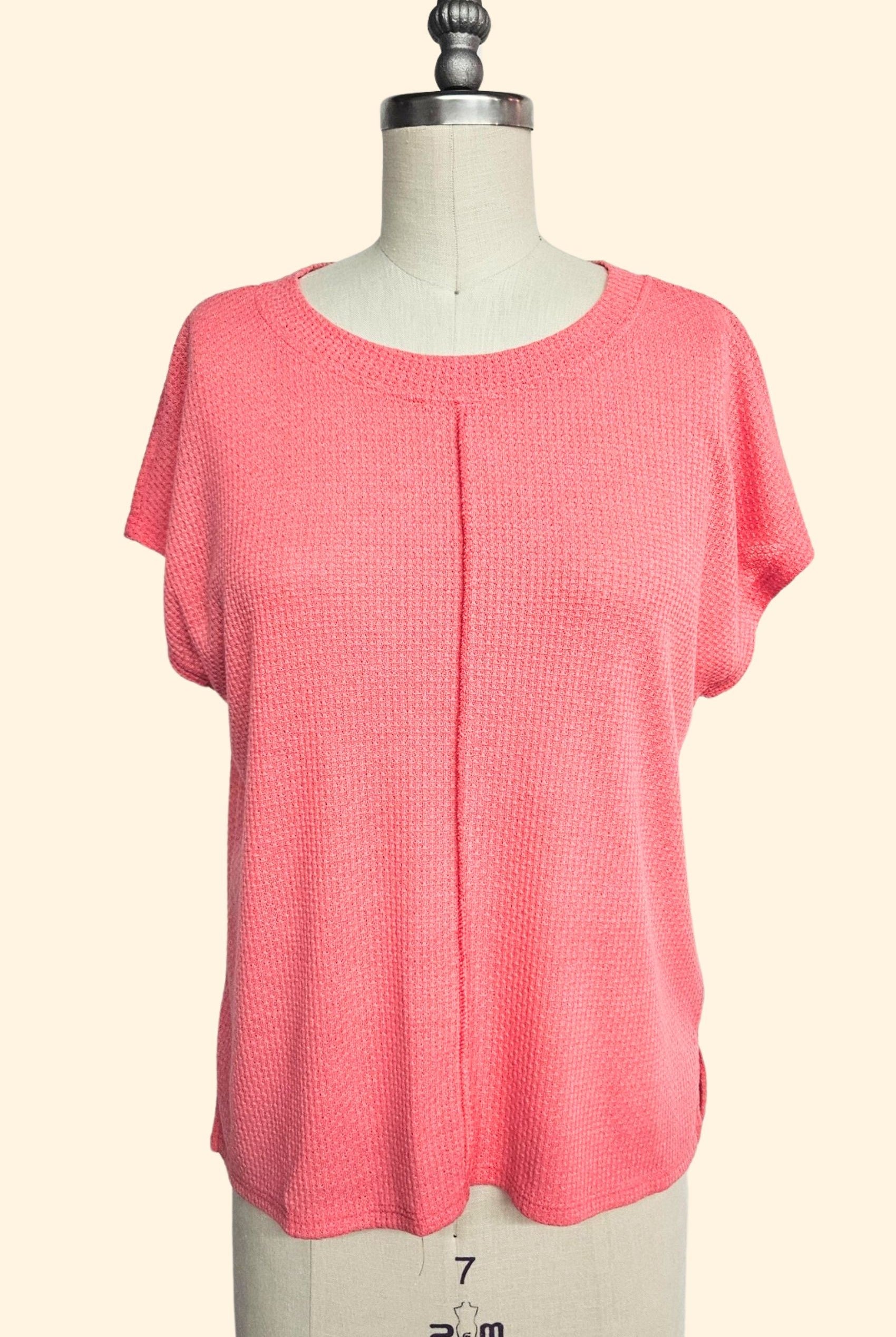 Knit Front Split Top { product_type }}