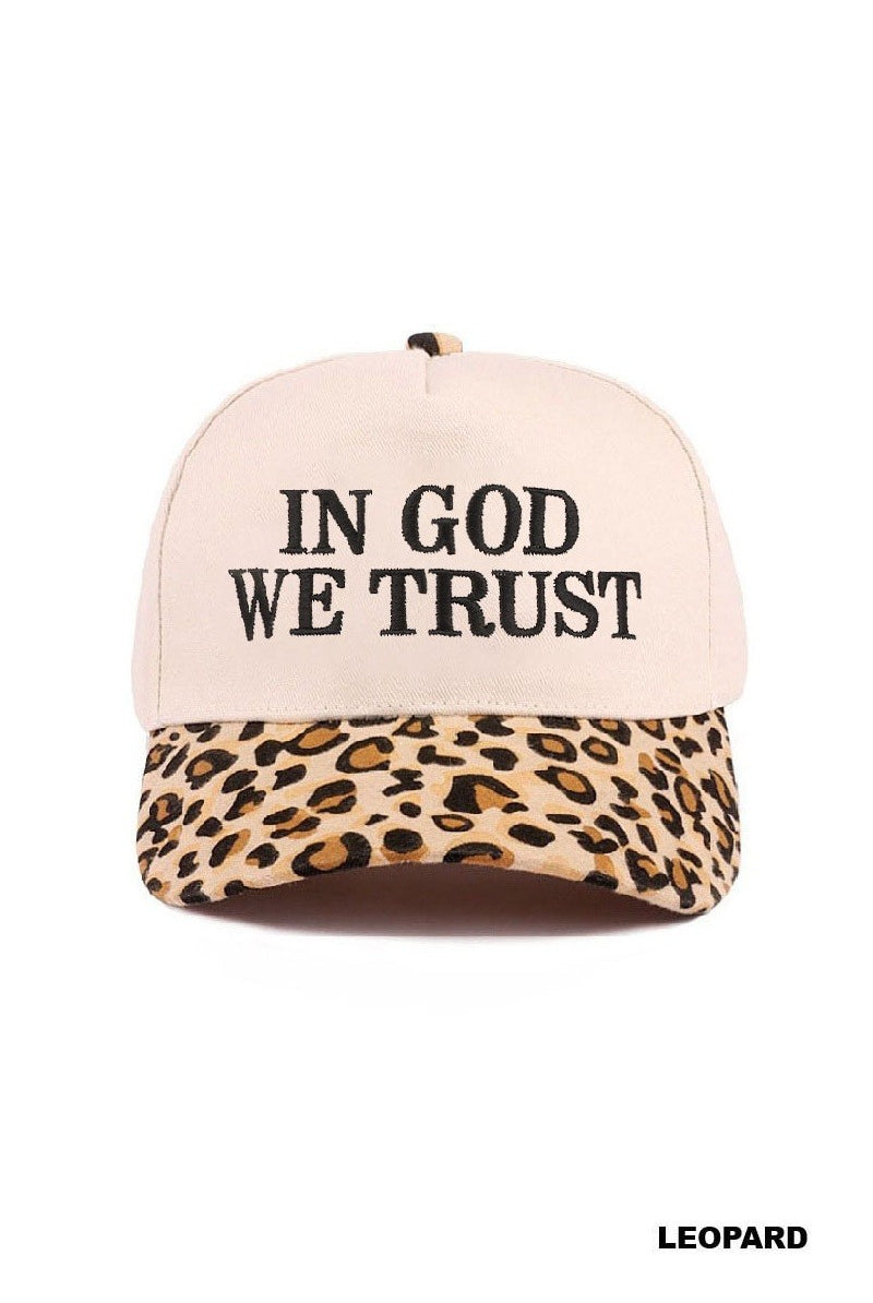 In God We Trust Trucker Hat-Zenana-Three Birdies Boutique, Women's Fashion Boutique Located in Kearney, MO