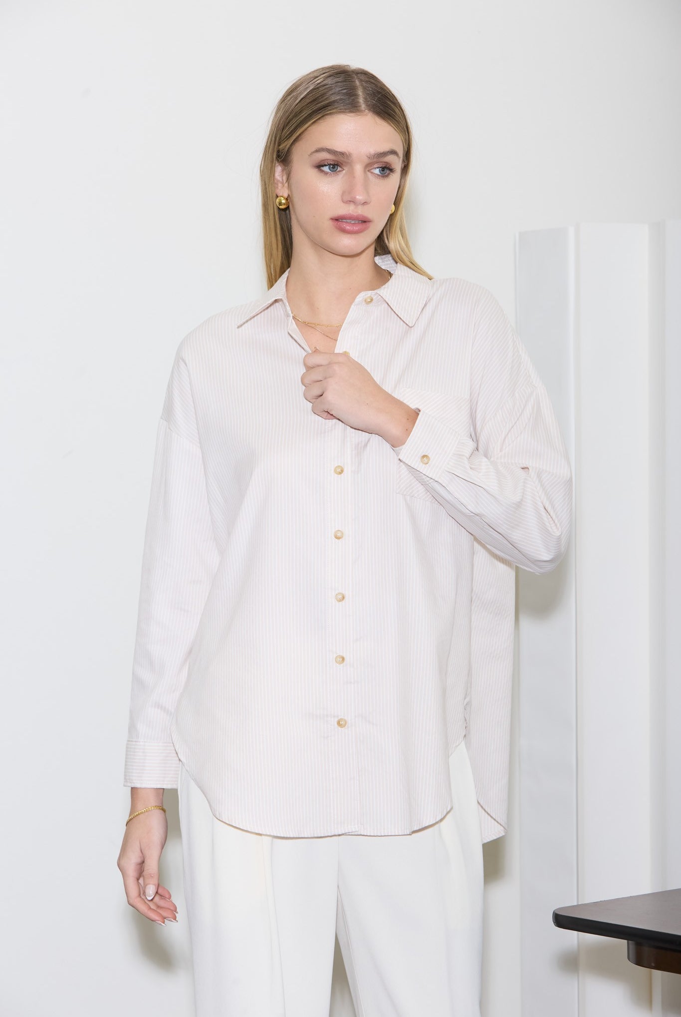 Stripe Button Down { product_type }}