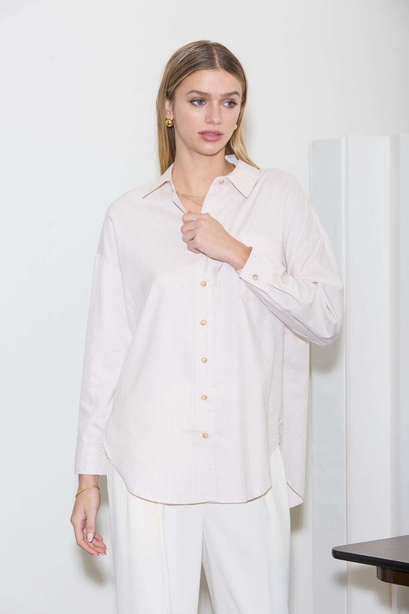 Stripe Button Down { product_type }}