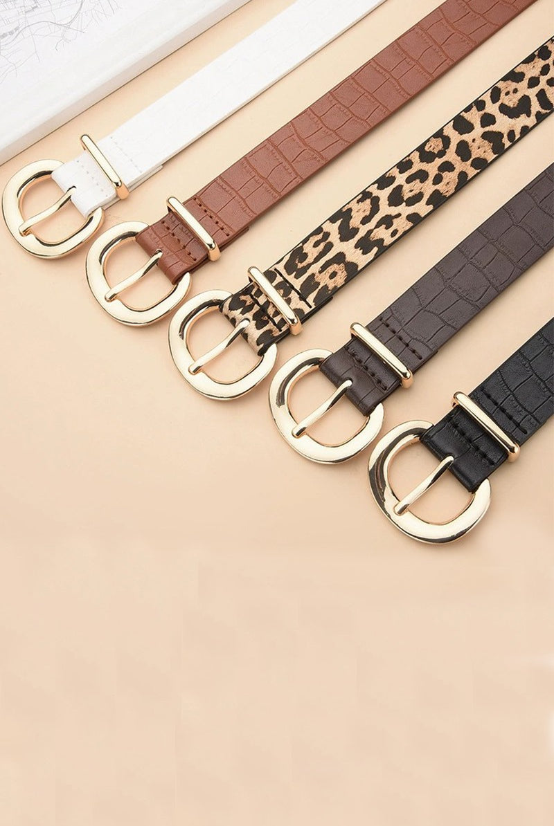 Gold Pin Buckle Fashion Belt { product_type }}