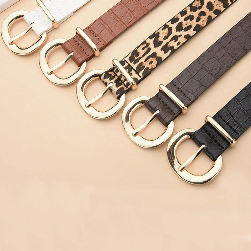 Gold Pin Buckle Fashion Belt { product_type }}
