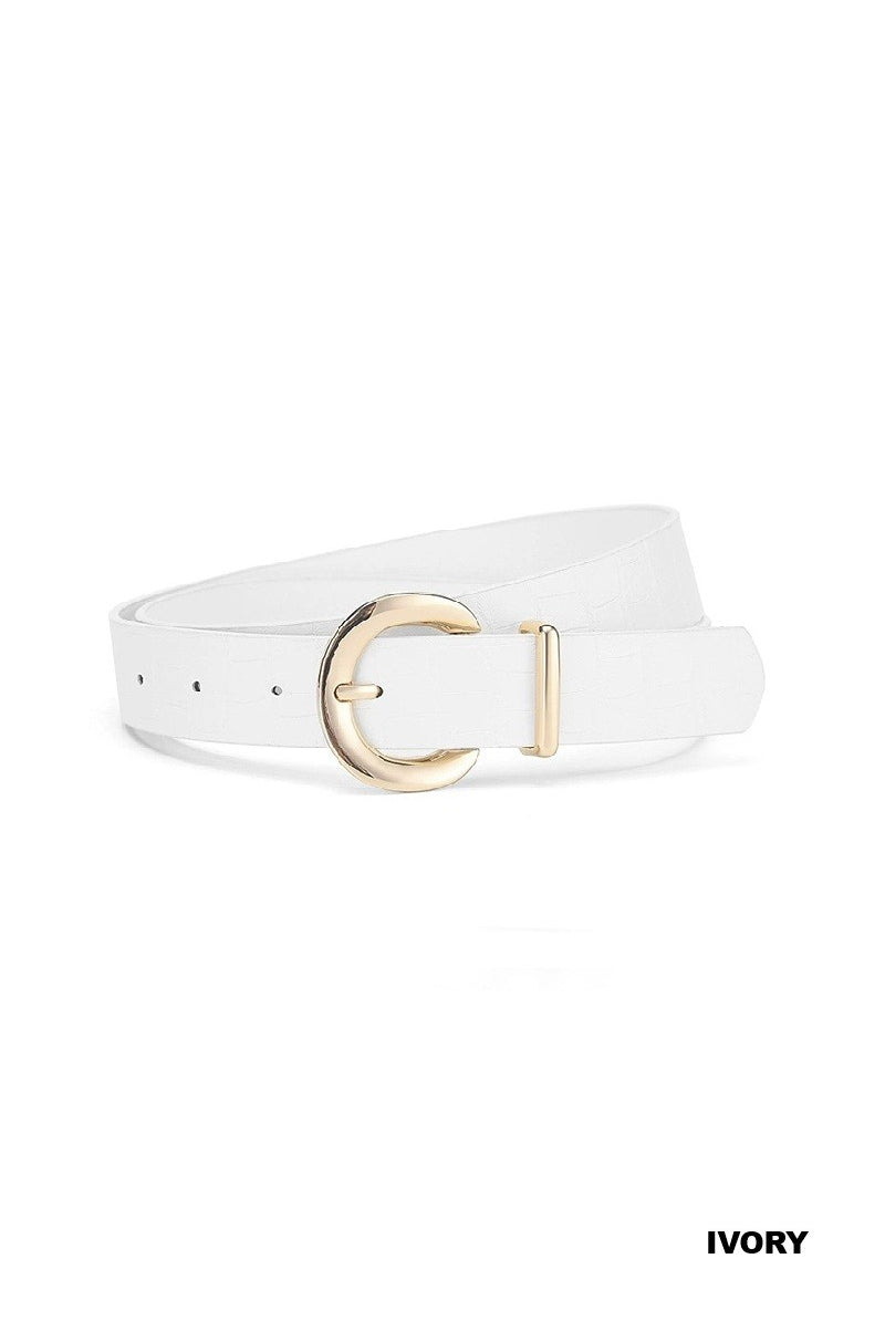 Gold Pin Buckle Fashion Belt { product_type }}