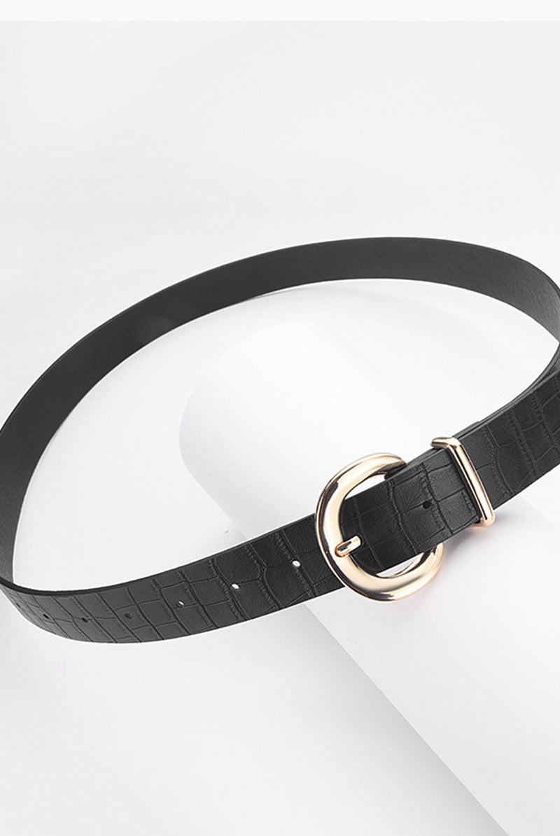 Gold Pin Buckle Fashion Belt { product_type }}