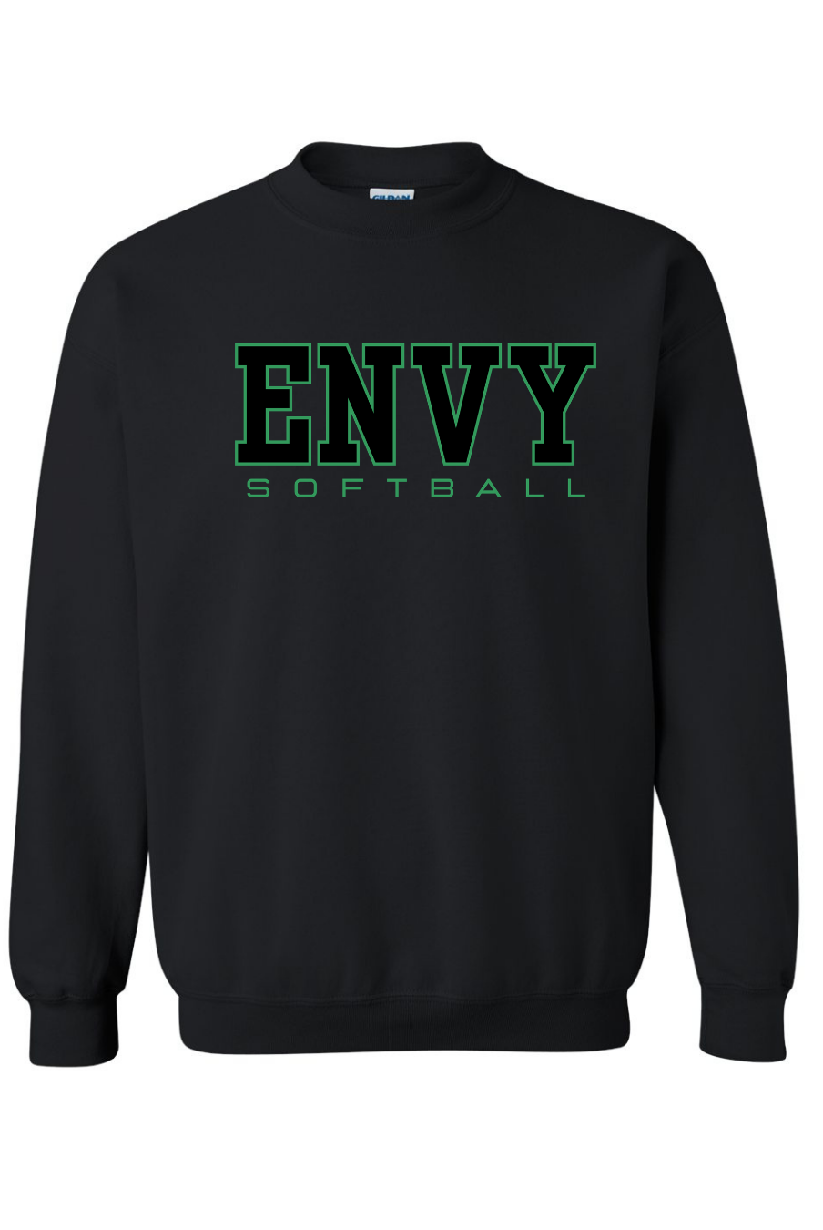 Block Envy Softball Gildan Crewneck-Graphic Tees-TB TEES-Three Birdies Boutique, Women's Fashion Boutique Located in Kearney, MO