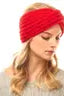 Solid Twisted Wide Knit Headband { product_type }}