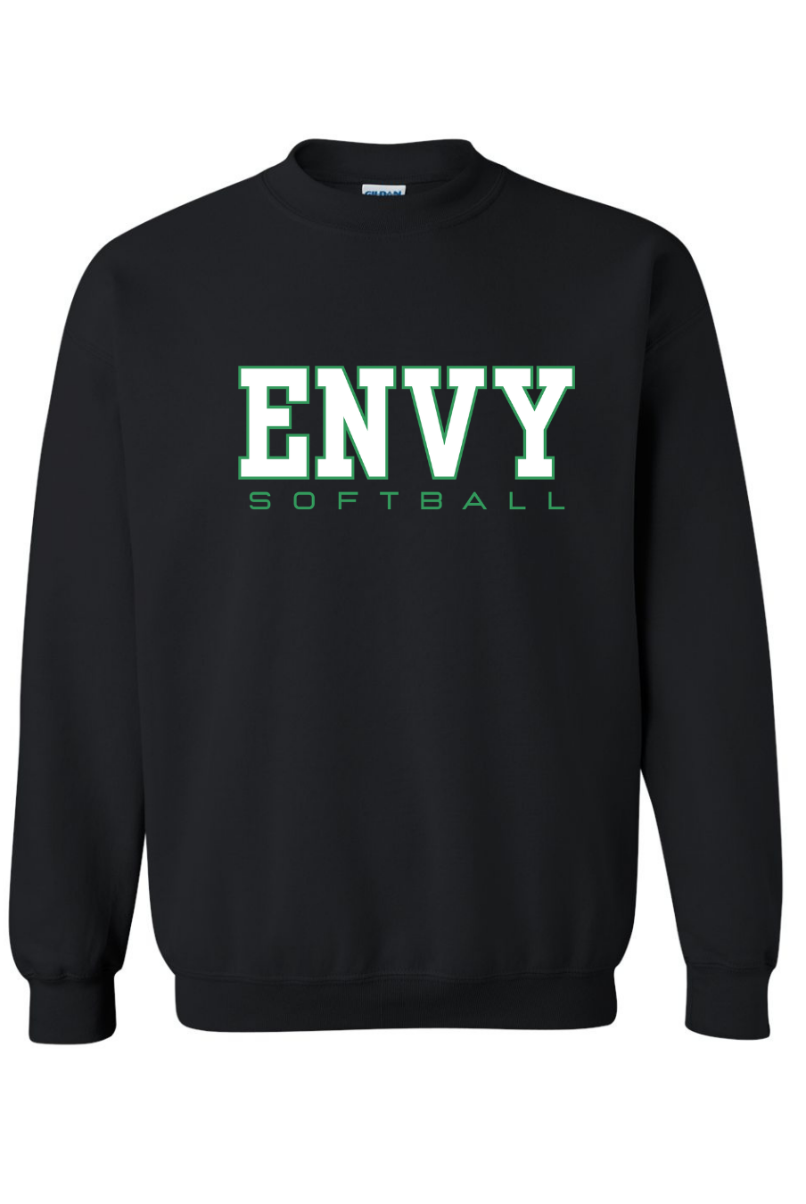 Block Envy Softball Gildan Crewneck-Graphic Tees-TB TEES-Three Birdies Boutique, Women's Fashion Boutique Located in Kearney, MO