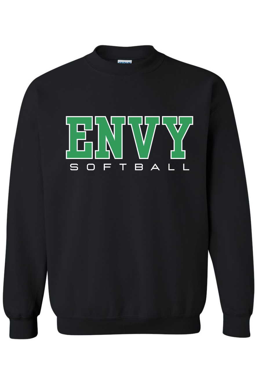 Block Envy Softball Gildan Crewneck-Graphic Tees-TB TEES-Three Birdies Boutique, Women's Fashion Boutique Located in Kearney, MO