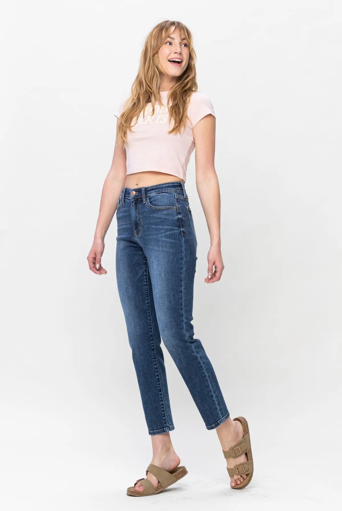 Judy Blue Shield Back Pocket Slim Fit { product_type }}