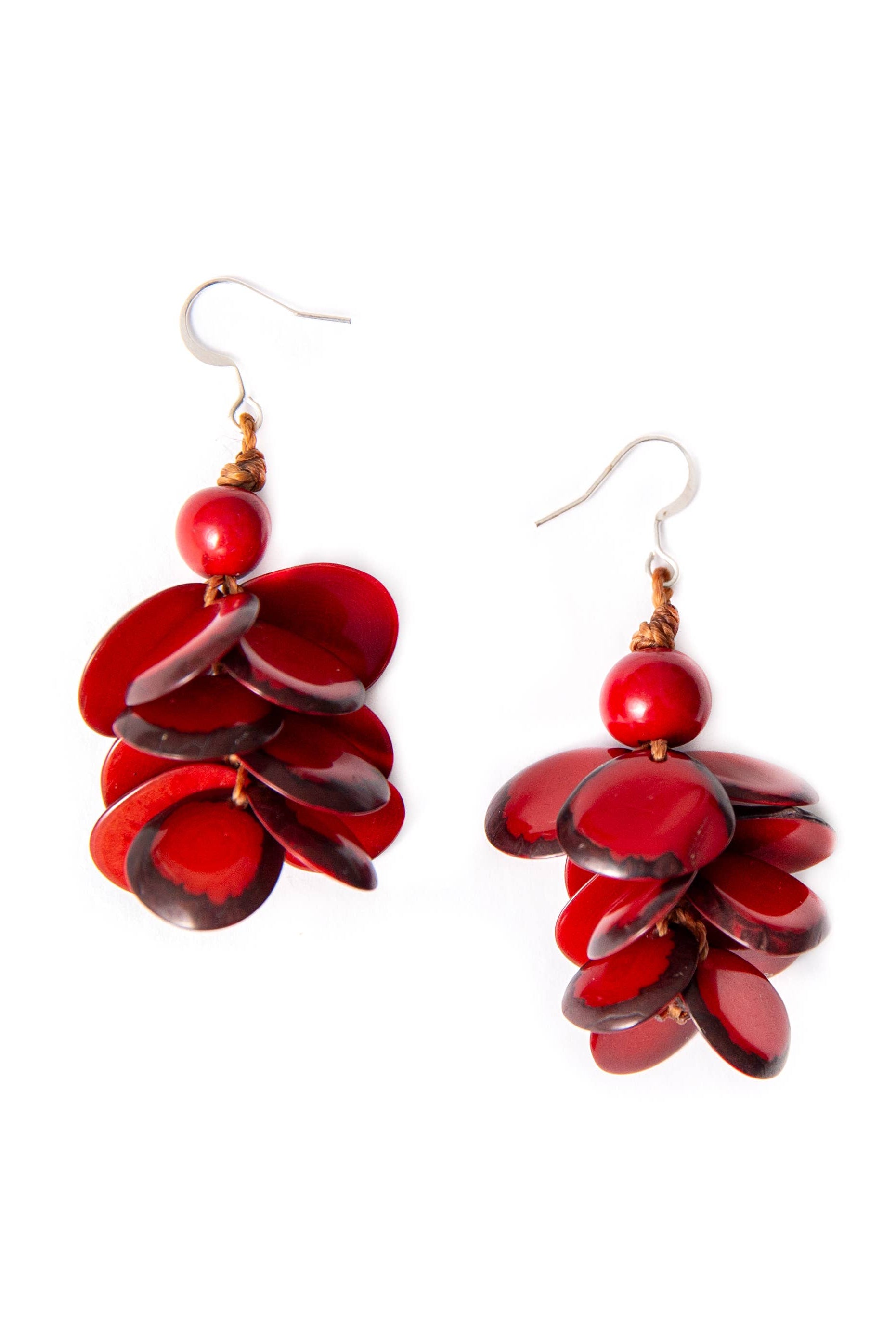 Marie Earrings: Charcoal Gray { product_type }}