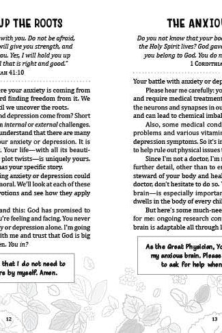 Devotions & Prayers Managing Anxiety & Depression -teen girl { product_type }}