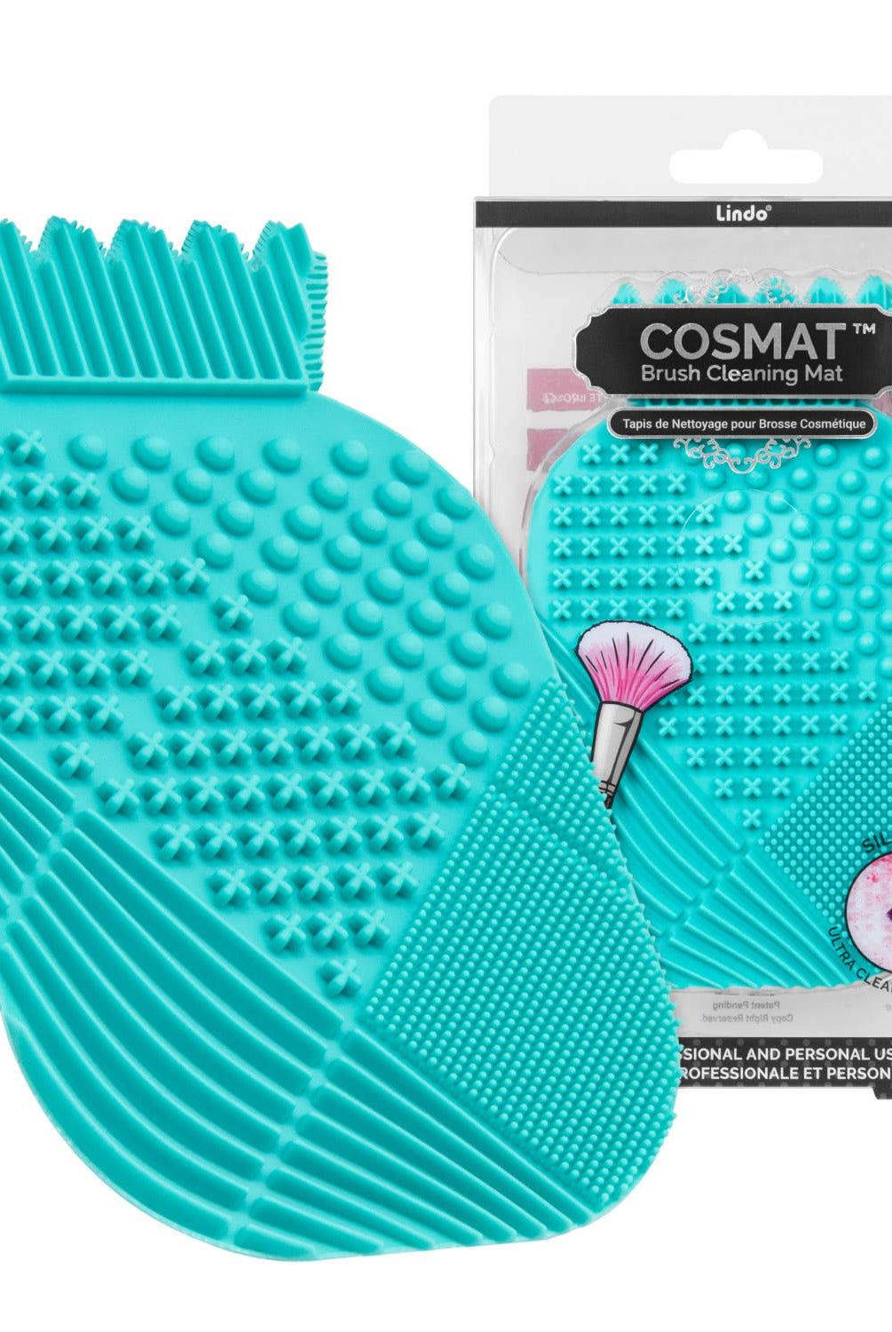 Lindo CosMat Brush Cleaning Pad: Purple { product_type }}