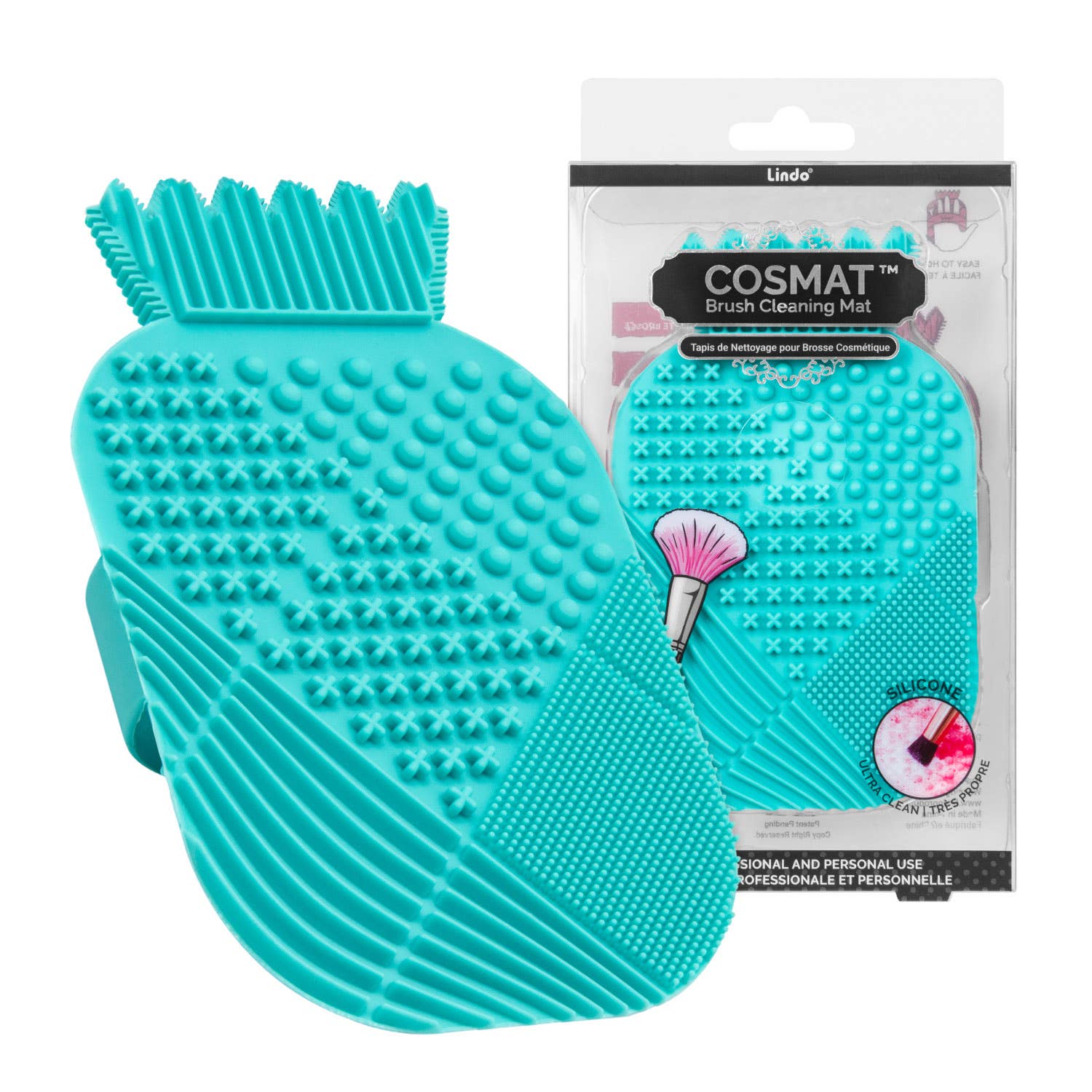 Lindo CosMat Brush Cleaning Pad: Blue { product_type }}