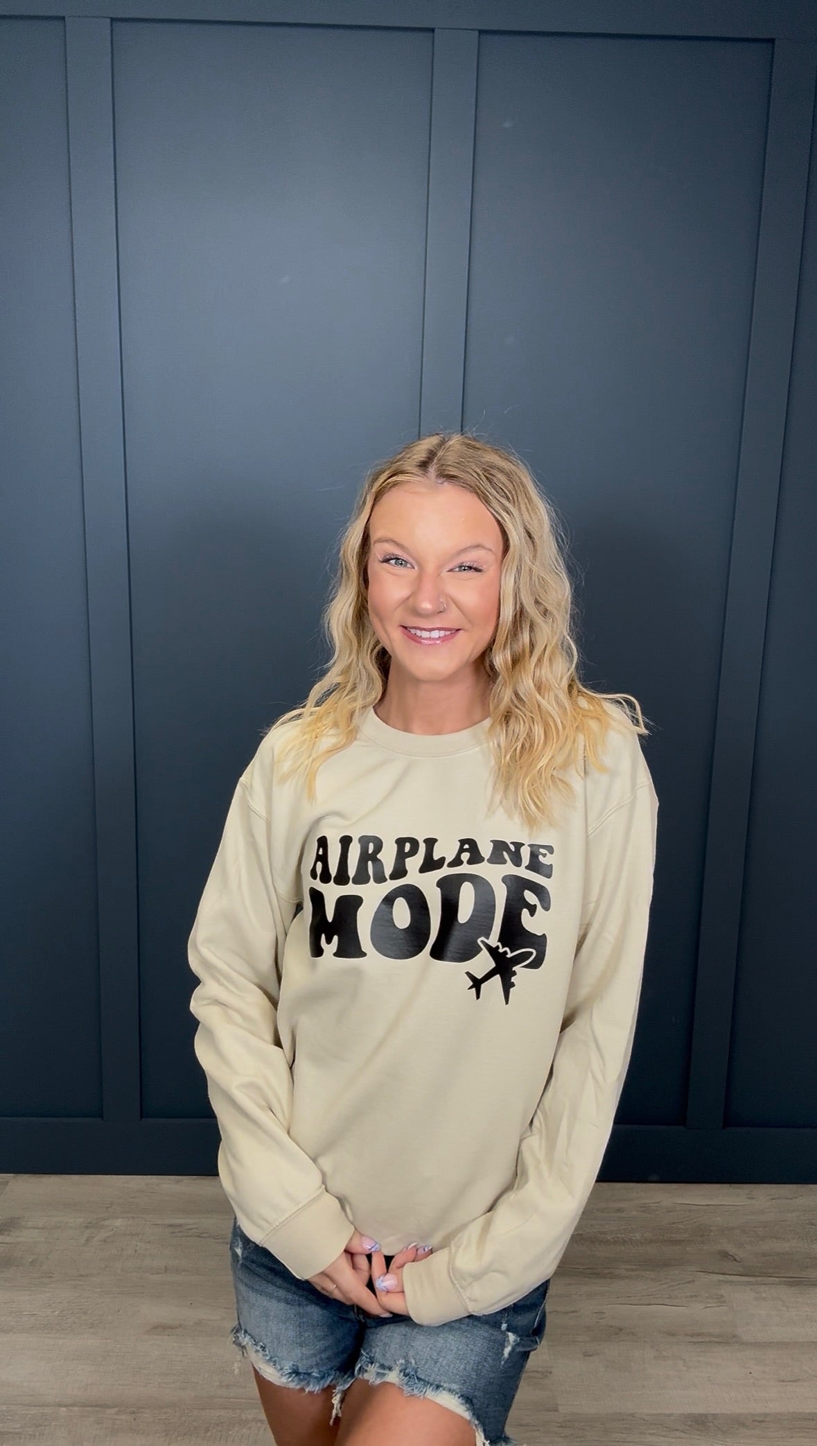 Airplane Mode Crewneck { product_type }}