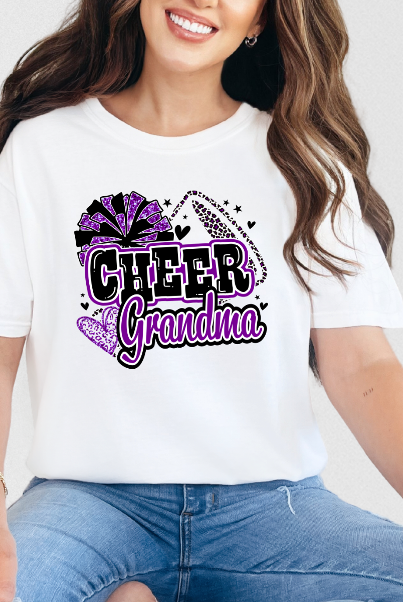 Cheer Grandma Graphic Tee { product_type }}