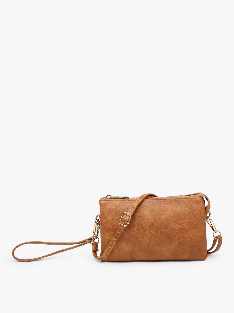Riley Crossbody/Wristlet - Saddle { product_type }}