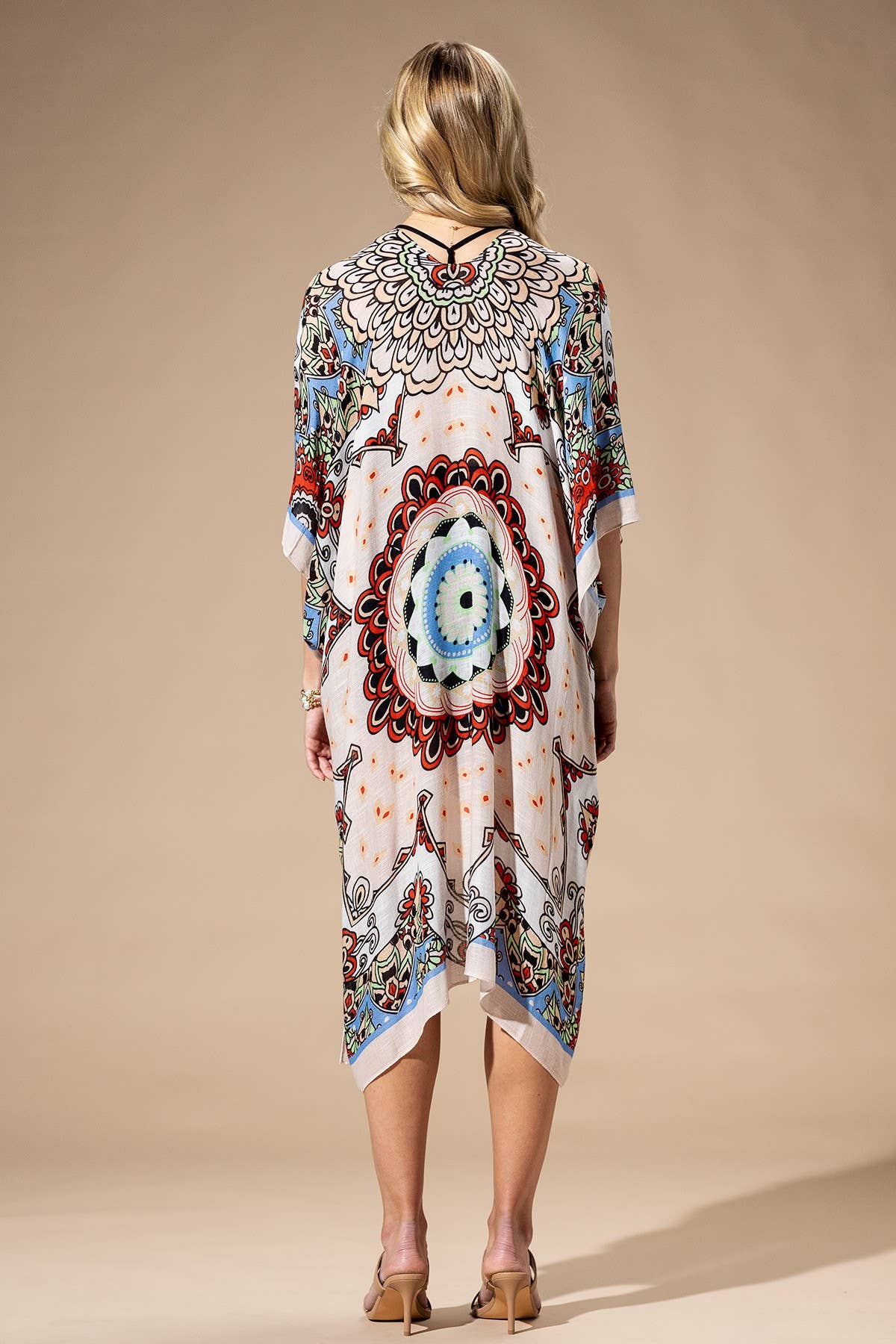 Red Mandala Kimono { product_type }}