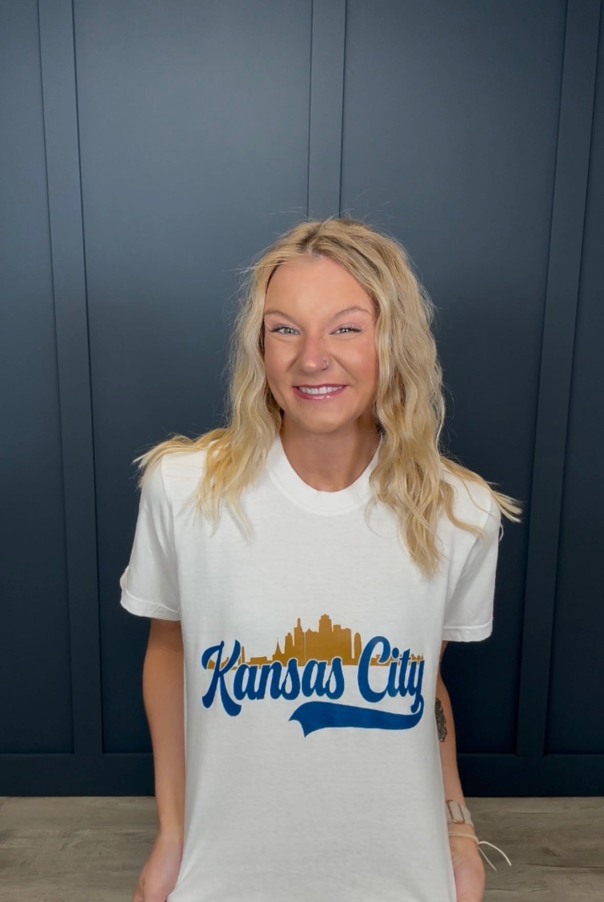 Kansas City Skyline Tee { product_type }}