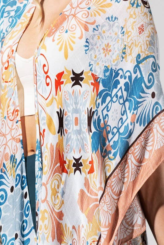 Cona Moroccan Tile Kimono { product_type }}