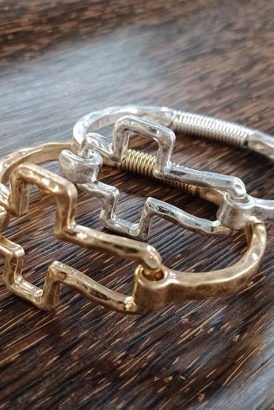 Cross Cuff Bracelet: Gold { product_type }}