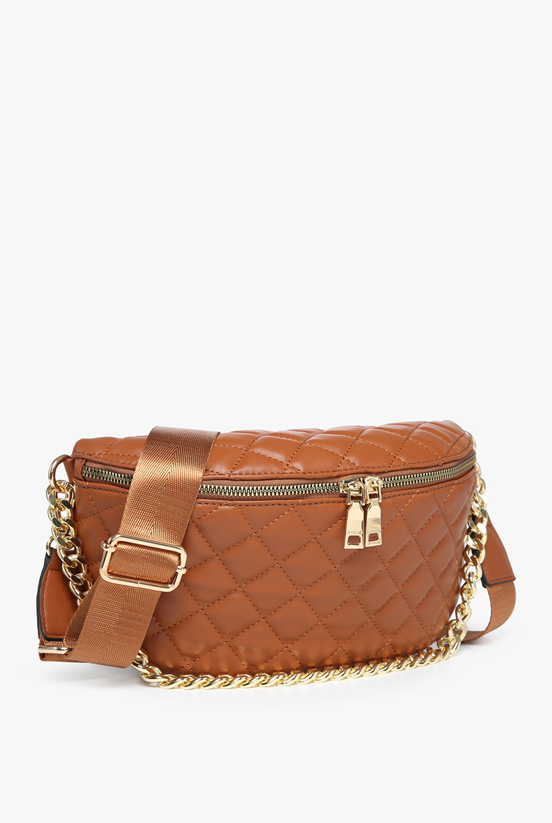 Sylvie Quilted Belt Bag: Black { product_type }}