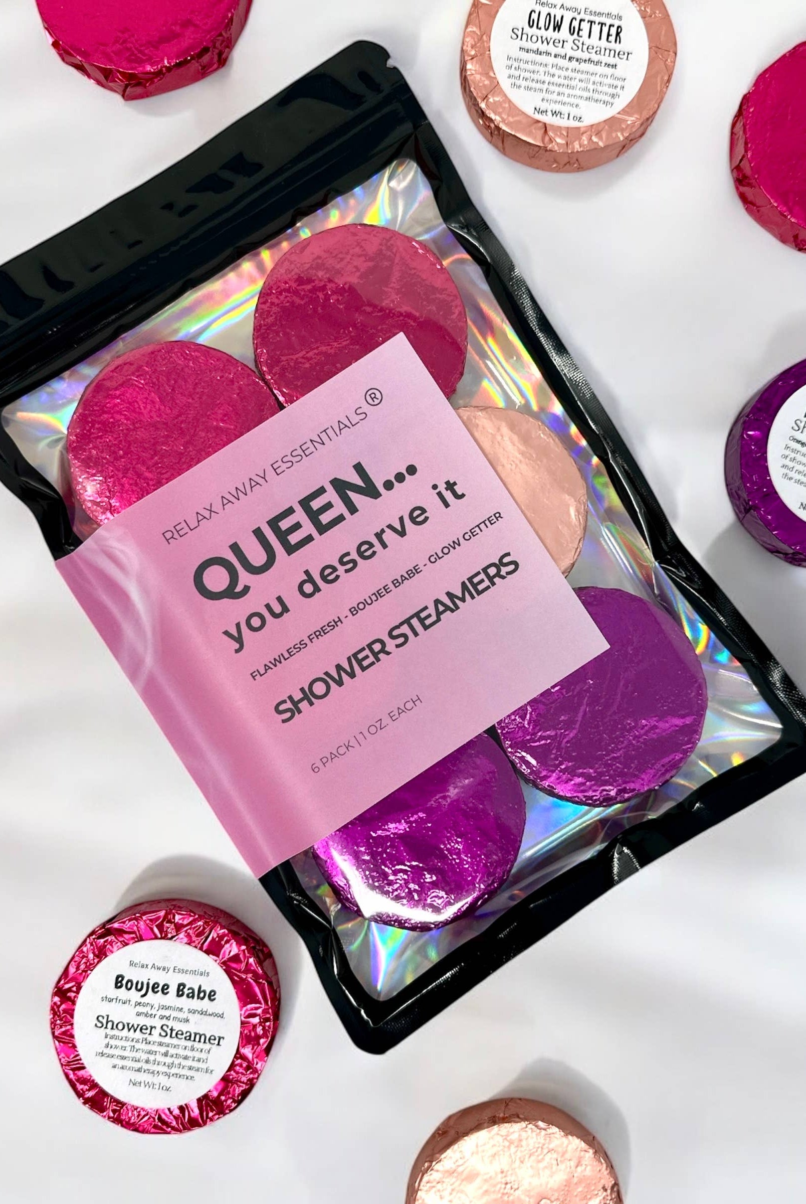 Queen... You Deserve It Shower Steamers 6 Pack { product_type }}