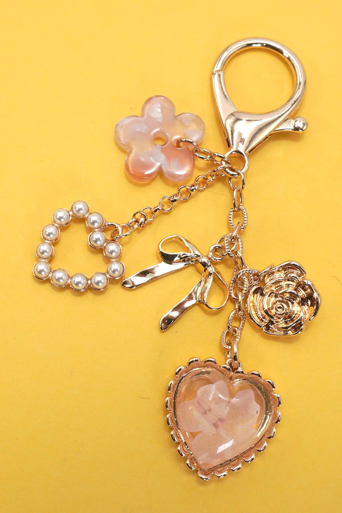 Bag Charm – Pressed Flower, Bow, Pearl, Heart Charms { product_type }}