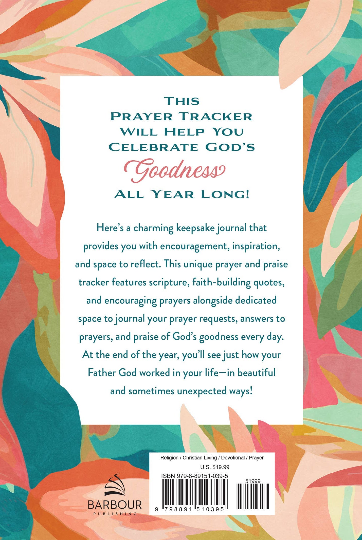 A Year of God's Goodness:A Prayer & Praise Tracker for Women { product_type }}