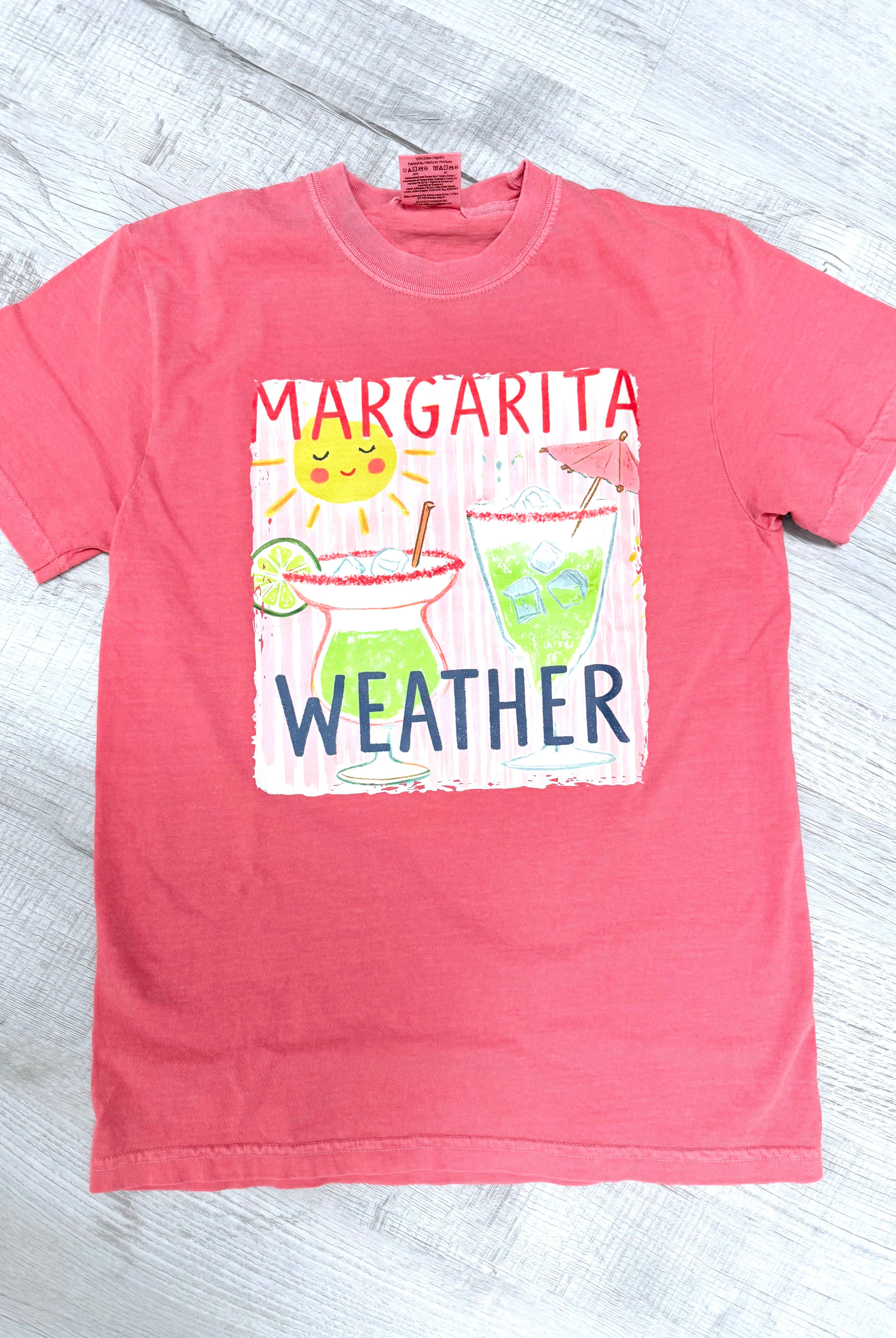 Margarita Weather Graphic Tee-Graphic Tees-TB TEES-Three Birdies Boutique, Women's Fashion Boutique Located in Kearney, MO