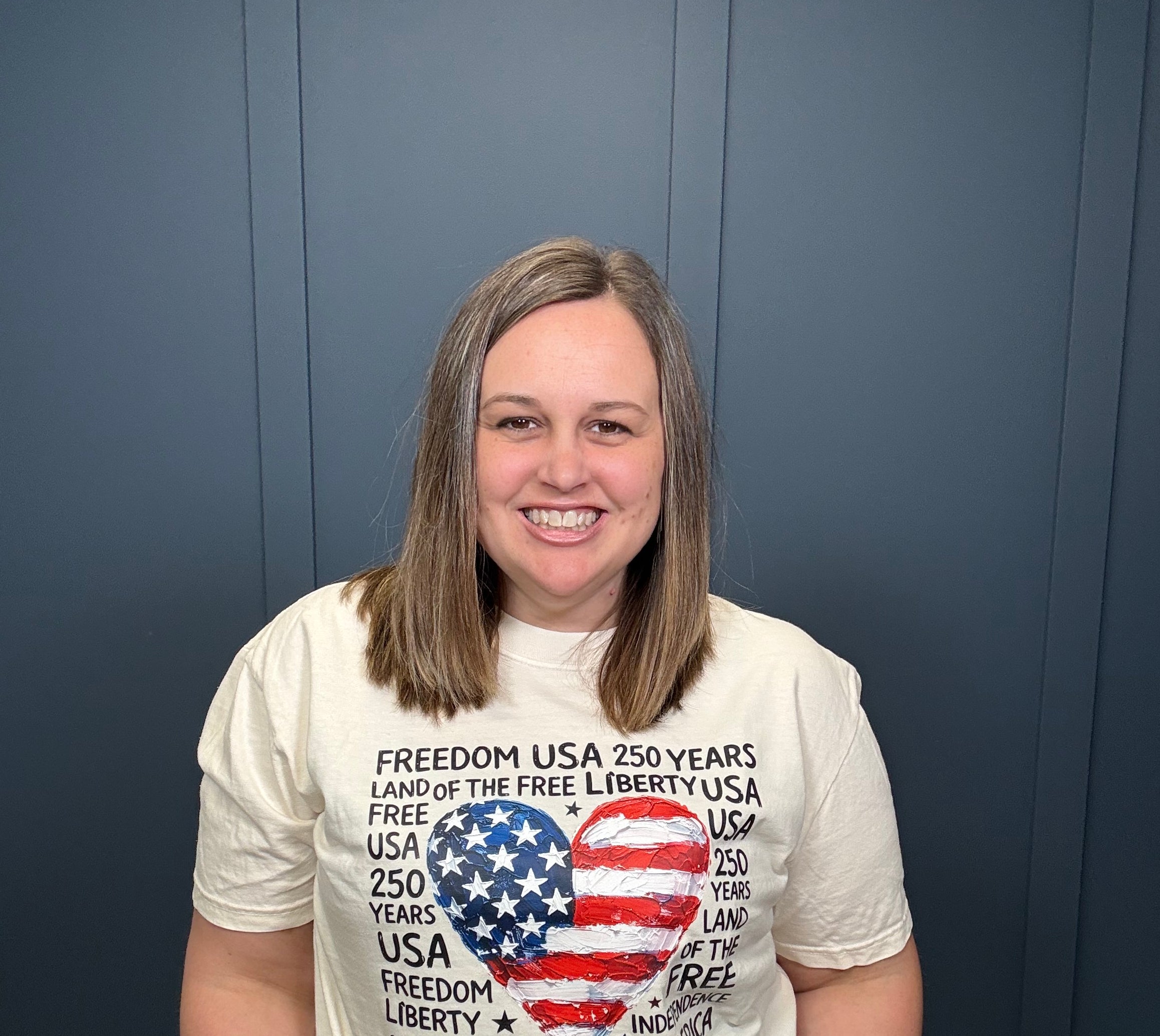 Painted USA Heart { product_type }}