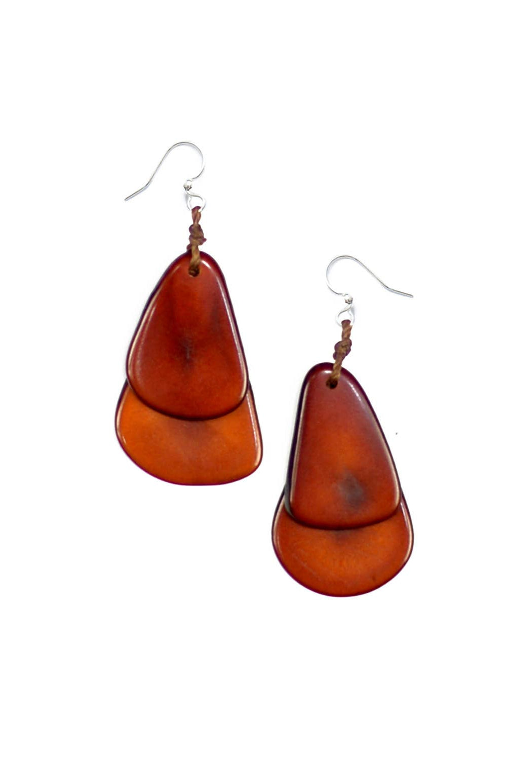 Fiesta Earrings: Celeste-Organic Tagua Jewelry-Three Birdies Boutique, Women's Fashion Boutique Located in Kearney, MO