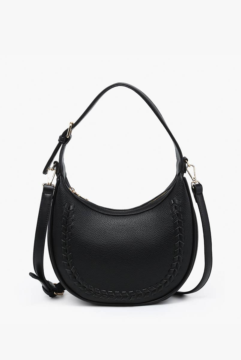 Tristan Shoulder Bag/Satchel: Black { product_type }}